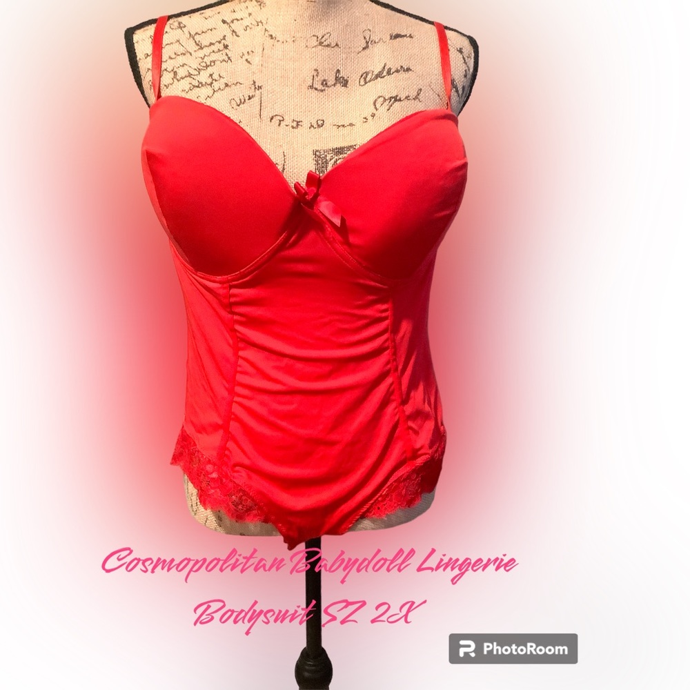 Cosmopolitan Babydoll Lingerie Bodysuit Size 2X Style # COS008X